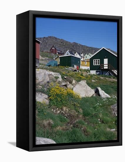 Julianehab, Greenland, Polar Regions-David Lomax-Framed Premier Image Canvas