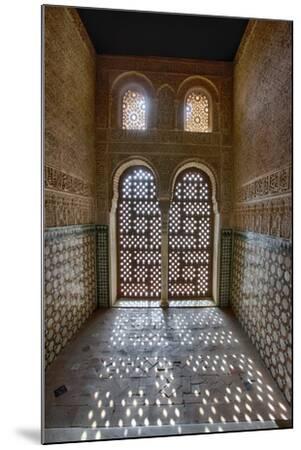 Interior of Alhambra Palace in Granada, Spain Photographic Print