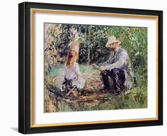 Julie and Eugene Manet, 1883-Morisot-Framed Giclee Print