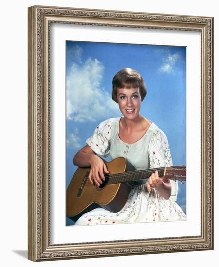 Julie Andrews. "The Sound Of Music" [1965], Directed by Robert Wise.-null-Framed Photographic Print