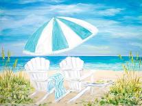 Day At The Beach Square-Julie DeRice-Art Print