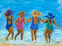 Ladies on the Beach I-Julie DeRice-Art Print