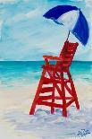Beach Chair Trio-Julie DeRice-Art Print