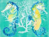 Seahorses on Coral-Julie DeRice-Art Print