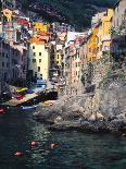 Harbor View of Hillside Town of Riomaggiore, Cinque Terre, Italy-Julie Eggers-Photographic Print