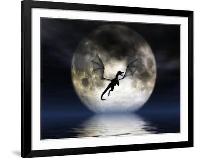Dragon Moon' Art Print - Julie Fain | Art.com