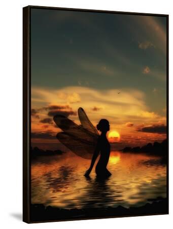 Fairy at Sunset' Art Print - Julie Fain | Art.com