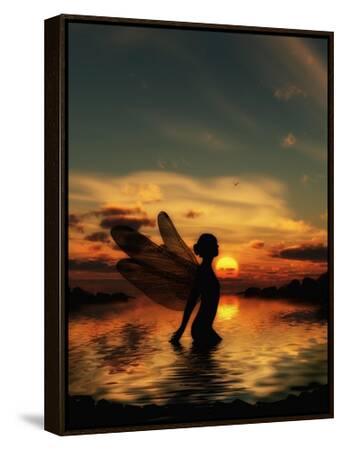 Fairy at Sunset' Art Print - Julie Fain | Art.com