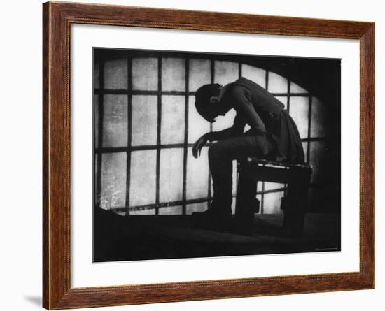 Julie Harris in Role of Joan of Arc in the Play The Lark-Gordon Parks-Framed Premium Photographic Print