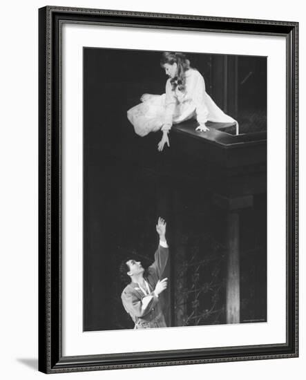 Julie Harris Playing in Stratford Playhouse in "Romeo and Juliet"-Eliot Elisofon-Framed Premium Photographic Print