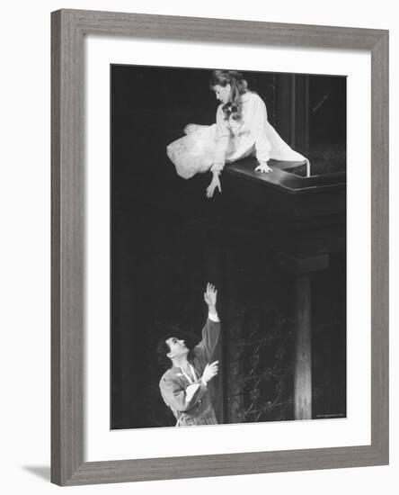 Julie Harris Playing in Stratford Playhouse in "Romeo and Juliet"-Eliot Elisofon-Framed Premium Photographic Print