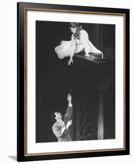 Julie Harris Playing in Stratford Playhouse in "Romeo and Juliet"-Eliot Elisofon-Framed Premium Photographic Print