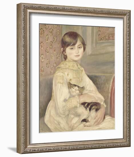 Julie Manet,1887-Pierre-Auguste Renoir-Framed Premium Giclee Print