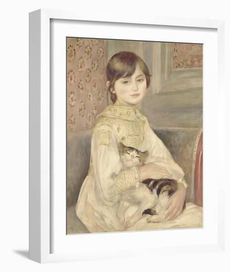 Julie Manet,1887-Pierre-Auguste Renoir-Framed Premium Giclee Print