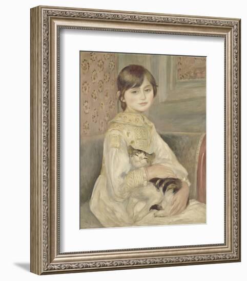 Julie Manet, 1887-Pierre-Auguste Renoir-Framed Art Print