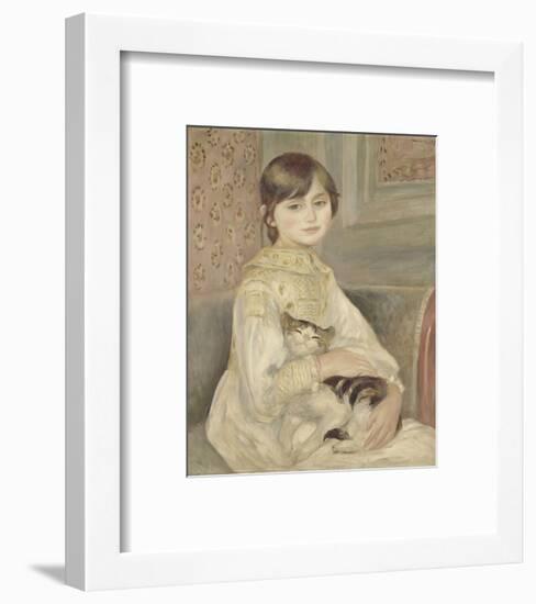 Julie Manet, 1887-Pierre-Auguste Renoir-Framed Art Print