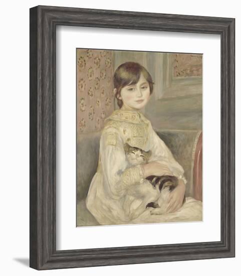 Julie Manet, 1887-Pierre-Auguste Renoir-Framed Art Print