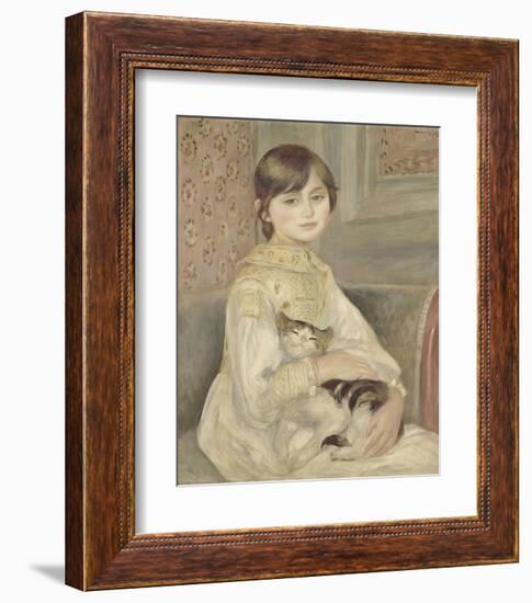 Julie Manet, 1887-Pierre-Auguste Renoir-Framed Art Print