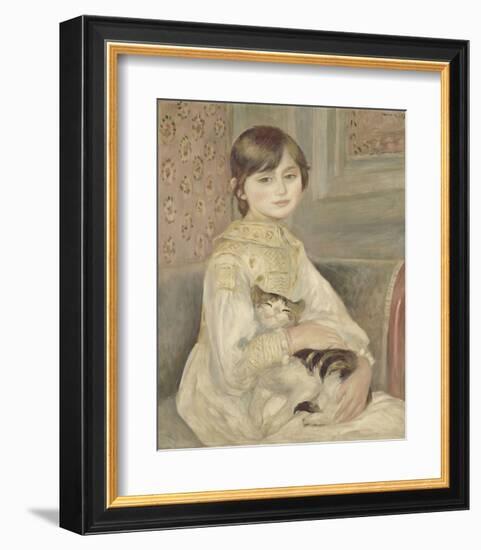 Julie Manet, 1887-Pierre-Auguste Renoir-Framed Art Print