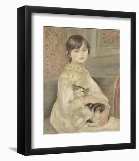 Julie Manet, 1887-Pierre-Auguste Renoir-Framed Art Print