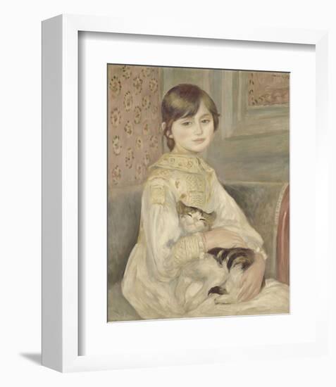 Julie Manet, 1887-Pierre-Auguste Renoir-Framed Art Print