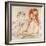 Julie Manet and Jeannie Gobillard at the Piano-Berthe Morisot-Framed Giclee Print