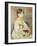 Julie Manet with Cat, 1887-Pierre-Auguste Renoir-Framed Giclee Print