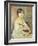 Julie Manet with Cat, 1887-Pierre-Auguste Renoir-Framed Giclee Print