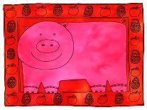 Pig and Apples, 2003-Julie Nicholls-Giclee Print