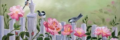 Chickadees in the Birch Trees-Julie Peterson-Art Print