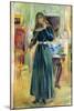 Julie Playing Violin-Berthe Morisot-Mounted Art Print