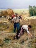 Haymaking, 1880-Julien Dupré-Framed Giclee Print