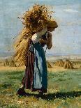 A Milkmaid with Her Cow-Julien Dupre-Giclee Print