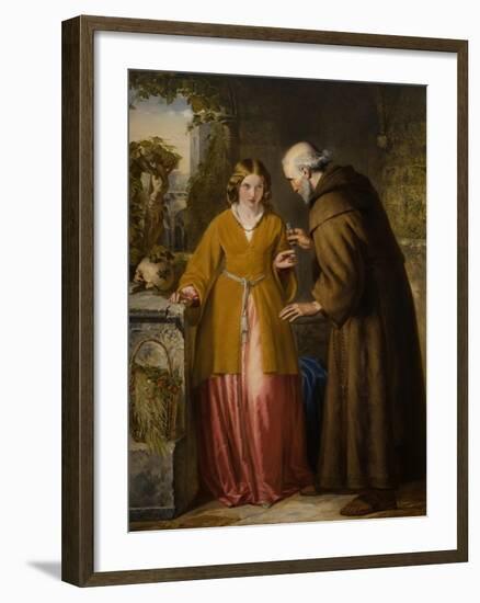 Juliet and the Friar 'Take Thou This Phial'-William James Grant-Framed Giclee Print