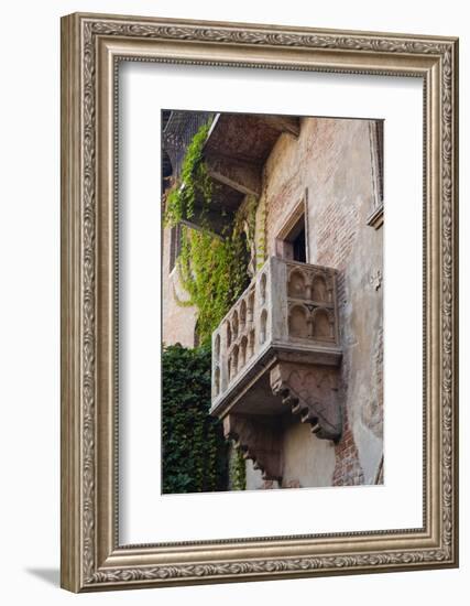Juliet's House and Juliet's Balcony, Verona, UNESCO World Heritage Site, Veneto, Italy, Europe-Nico Tondini-Framed Photographic Print