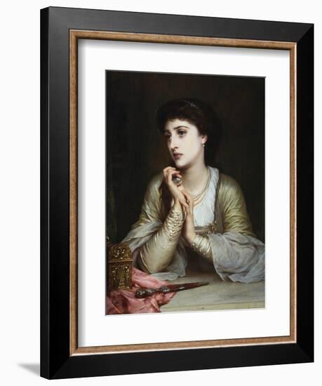 Juliet's Last Thoughts-Frank Bernard Dicksee-Framed Giclee Print