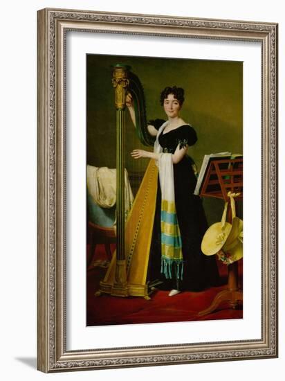 Juliette De Villeneuve, Niece of Queen Julie, Wife of Joseph Bonaparte, 1824-Jacques-Louis David-Framed Giclee Print