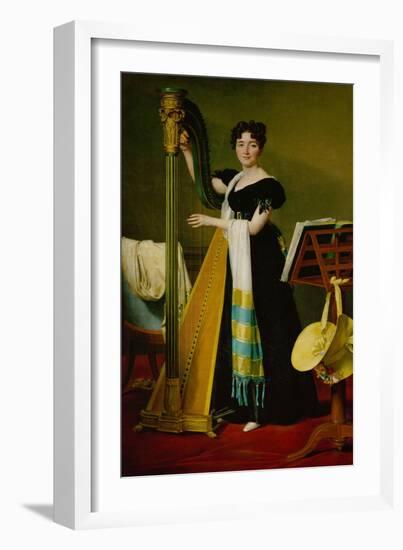 Juliette De Villeneuve, Niece of Queen Julie, Wife of Joseph Bonaparte, 1824-Jacques-Louis David-Framed Giclee Print