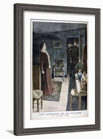 Juliette Dodu, Heroin of France, 1896-F Meaulle-Framed Giclee Print