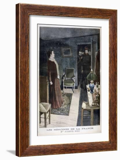 Juliette Dodu, Heroin of France, 1896-F Meaulle-Framed Giclee Print