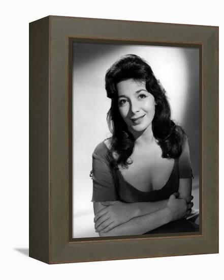 JULIETTE GRECO, 1957 (b/w photo)-null-Framed Stretched Canvas