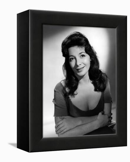 JULIETTE GRECO, 1957 (b/w photo)-null-Framed Stretched Canvas