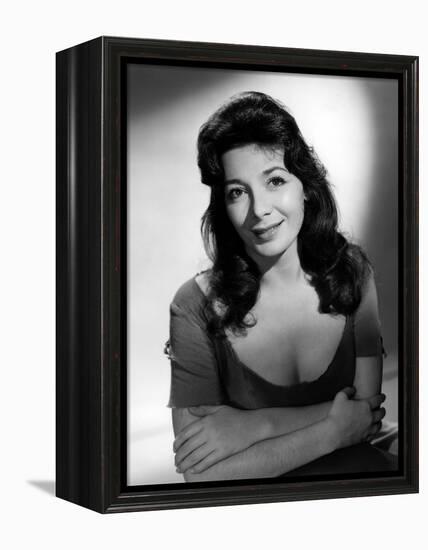 JULIETTE GRECO, 1957 (b/w photo)-null-Framed Stretched Canvas