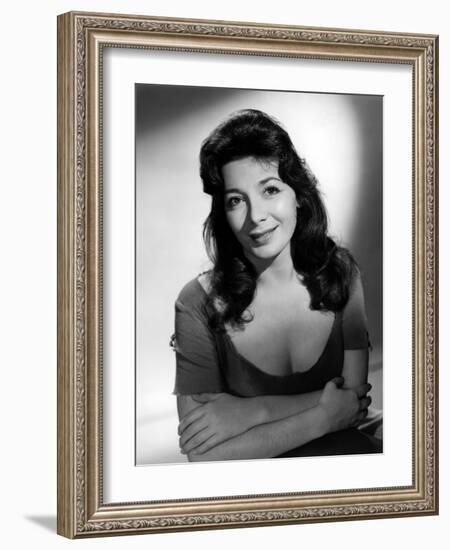 JULIETTE GRECO, 1957 (b/w photo)-null-Framed Photo