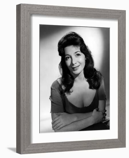 JULIETTE GRECO, 1957 (b/w photo)-null-Framed Photo