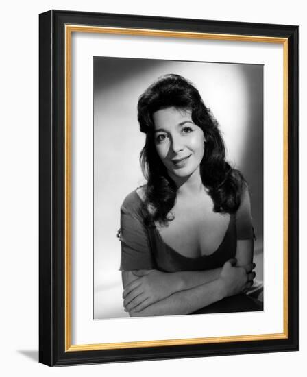 JULIETTE GRECO, 1957 (b/w photo)-null-Framed Photo