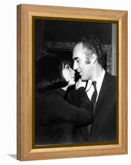 Juliette Gréco and Michel Piccoli in 1968-Marcel Begoin-Framed Premier Image Canvas