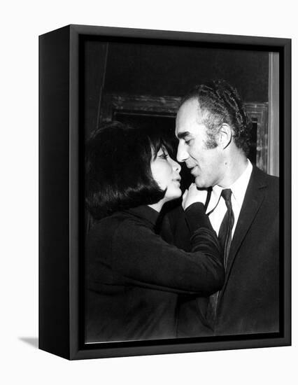 Juliette Gréco and Michel Piccoli in 1968-Marcel Begoin-Framed Premier Image Canvas