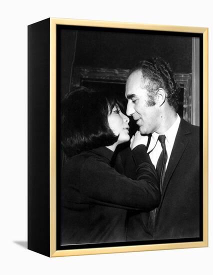 Juliette Gréco and Michel Piccoli in 1968-Marcel Begoin-Framed Premier Image Canvas