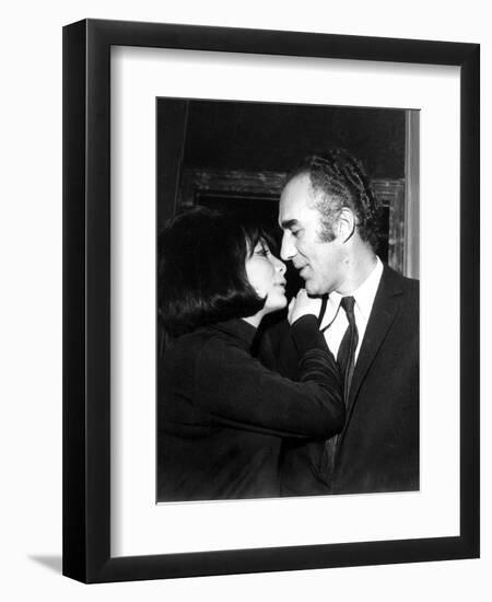 Juliette Gréco and Michel Piccoli in 1968-Marcel Begoin-Framed Photographic Print